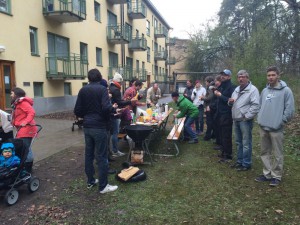 Städdagen 2016 våren - korvgrillningen